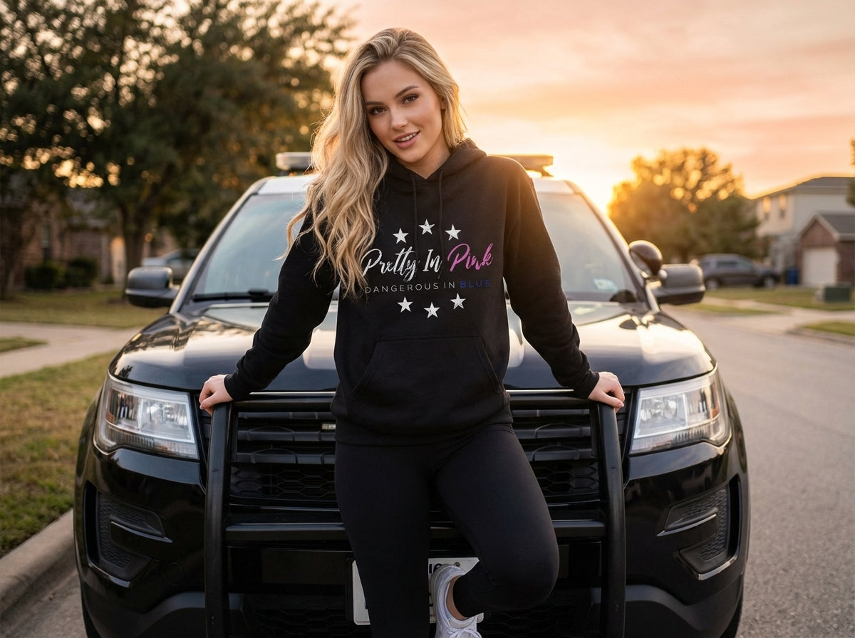 Pretty In Pink- Dangerous in Blue Women&#39;s Hoodie